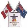 Canada Australia Dual Flag Pin