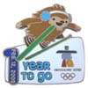 1 Year To Go Mascot Pin