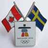 Canada Sweden Dual Flag Pin