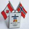 Canada Norway Dual Flag Pin
