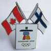 Canada Finland Dual Flag Pin