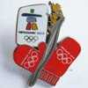 Red Mittens & Torch Pin