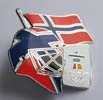 Norway Goalie Mask Norway Flag Pin