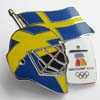 Sweden Goalie Mask Sweden Flag Pin
