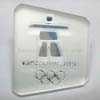 Glass Logo Pin