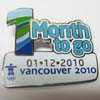 1 Month to go Pin