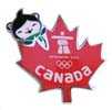 Miga and Maple Leaf Pin