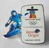 Atos Origin Snowboard Pin
