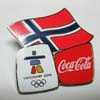 Coca Cola Flag Norway Pin