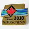 Black Vancouver Sun Deep Snow Pin