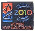 DECISION 2010 D�CISION Pin
