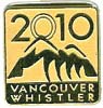 Gold Vancouver Whistler Pin