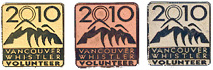 3 Pin Volunteer Set Bronze, Silver, Gold